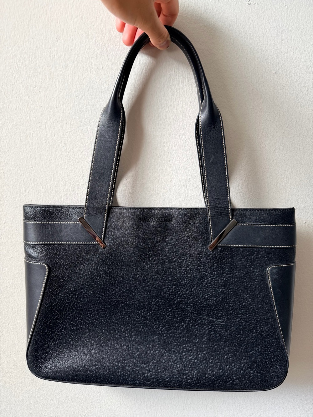 GUCCI Vintage Leather Tote Bag